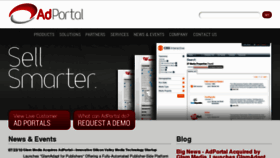What Adportal.net website looked like in 2011 (12 years ago)