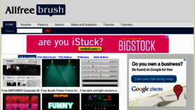 What Allfreebrush.com website looked like in 2011 (12 years ago)