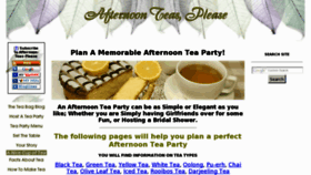 What Afternoon-teas-please.com website looked like in 2011 (12 years ago)