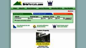What Brisrentals.com website looked like in 2011 (12 years ago)