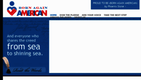 What Bornagainamerican.org website looked like in 2011 (12 years ago)