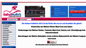 What Babysmobile.de website looked like in 2011 (12 years ago)