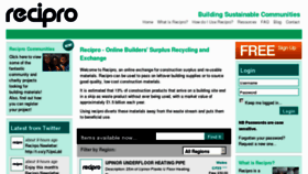 What Builderscrap.com website looked like in 2011 (12 years ago)
