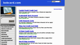 What Bobcard.com website looked like in 2012 (12 years ago)