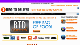 What Begtodeliver.com website looked like in 2012 (12 years ago)