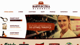 What Baryleczka.pl website looked like in 2012 (12 years ago)
