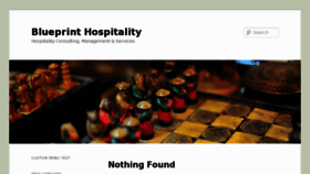 What Blueprinthospitality.com website looked like in 2012 (12 years ago)