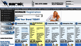 What Barakhosting.com website looked like in 2012 (12 years ago)
