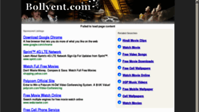 What Bollyent.com website looked like in 2012 (12 years ago)