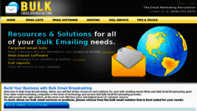 What Bulk-email-broadcasting.com website looked like in 2012 (12 years ago)