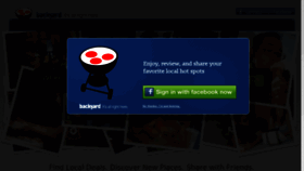 What Bckyrd.com website looked like in 2012 (12 years ago)