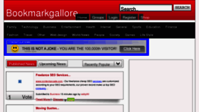 What Bookmarkgallore.com website looked like in 2011 (13 years ago)
