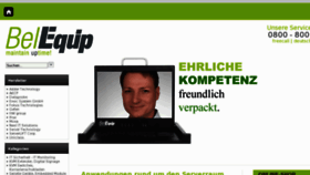 What Bellequip.eu website looked like in 2012 (12 years ago)