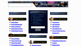 What Bodybuliding.com website looked like in 2012 (12 years ago)