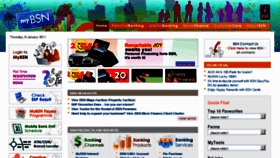 What Bsn.com.my website looked like in 2011 (13 years ago)
