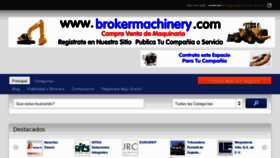What Brokermachinery.com website looked like in 2012 (12 years ago)