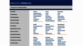 What Blade.com website looked like in 2012 (12 years ago)