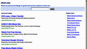 What Blech.com website looked like in 2012 (12 years ago)