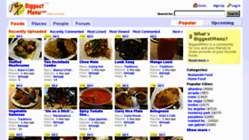 What Biggestmenu.com website looked like in 2012 (11 years ago)
