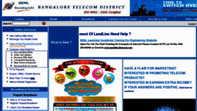 What Bangaloretelecom.com website looked like in 2012 (11 years ago)