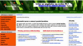 What Borelioza.cz website looked like in 2012 (11 years ago)