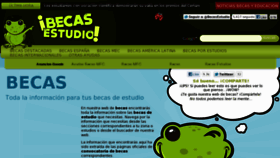 What Becas-estudio.es website looked like in 2012 (11 years ago)