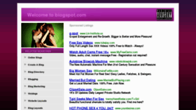 What Biogspot.com website looked like in 2012 (11 years ago)