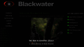 What Blackwaterusa.com website looked like in 2012 (11 years ago)