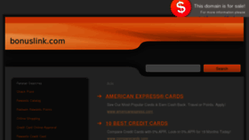 What Bonuslink.com website looked like in 2012 (11 years ago)