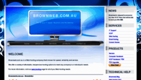 What Brownweb.com.au website looked like in 2012 (11 years ago)