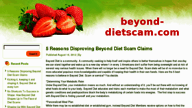 What Beyond-dietscam.com website looked like in 2012 (11 years ago)