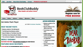 What Bookclubbuddy.com website looked like in 2012 (11 years ago)