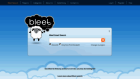 What Bleet.co.za website looked like in 2012 (11 years ago)