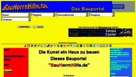 What Bauherrnhilfe.de website looked like in 2012 (11 years ago)