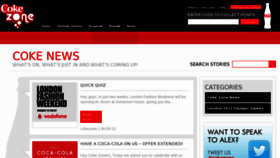 What Blog.cokezone.co.uk website looked like in 2012 (11 years ago)