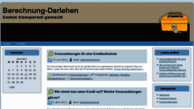 What Berechnung-darlehen.de website looked like in 2012 (11 years ago)
