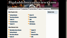 What Bigdaddyhorrorreviews.com website looked like in 2012 (11 years ago)