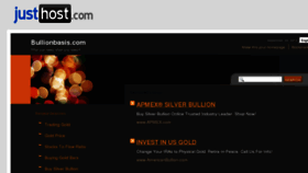 What Bullionbasis.com website looked like in 2012 (11 years ago)