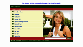 What Betking.info website looked like in 2012 (11 years ago)