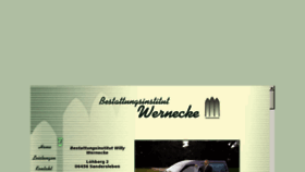What Bestattungsinstitut-wernecke.de website looked like in 2012 (11 years ago)