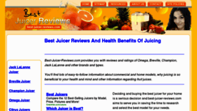 What Best-juicer-reviews.com website looked like in 2012 (11 years ago)