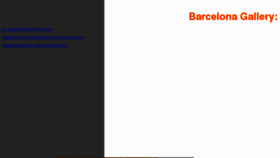 What Barcelonagallery.com website looked like in 2012 (11 years ago)
