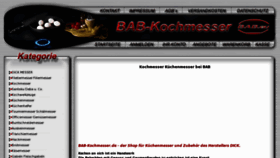 What Bab-kochmesser.de website looked like in 2012 (11 years ago)