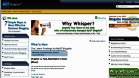 What Blogsite.com website looked like in 2012 (11 years ago)