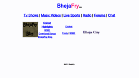 What Bhejafry.net website looked like in 2012 (11 years ago)