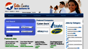 What Bettercareers.co.uk website looked like in 2012 (11 years ago)