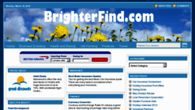 What Brighterfind.com website looked like in 2012 (11 years ago)