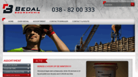 What Bedalbouwchemie.nl website looked like in 2012 (11 years ago)