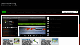 What Bestwebhostingfinder.com website looked like in 2012 (11 years ago)