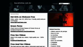 What Bucetinha.com.br website looked like in 2012 (11 years ago)